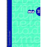 Bloc Espiral A4 Liso 90g | Lamela | Cartón | Formato A4 | Pack 5 Unidades